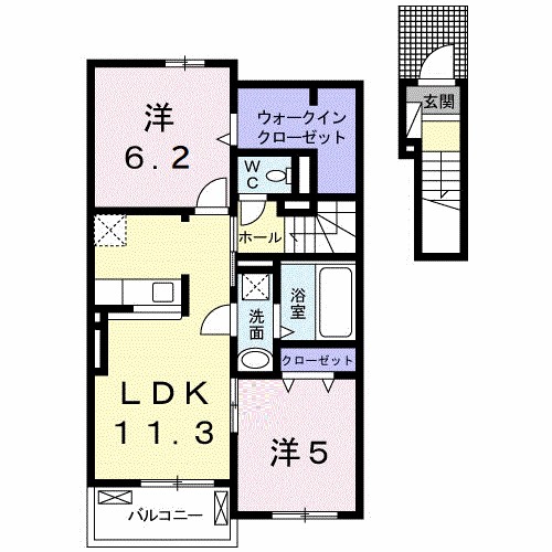ルタン木屋瀬 間取り