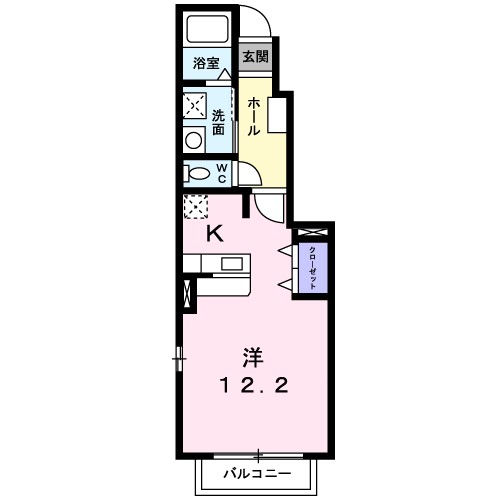 ブローテＭ・Ｙ　Ⅱ 間取り