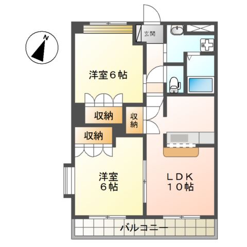 サン・ベルジュ 間取り