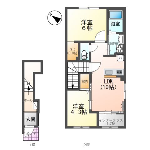 ピースタウン原町 間取り