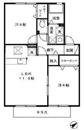 パインテールⅡ 間取り