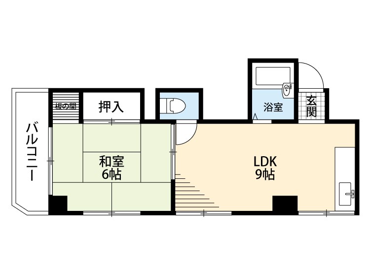 スリム西小倉 間取り