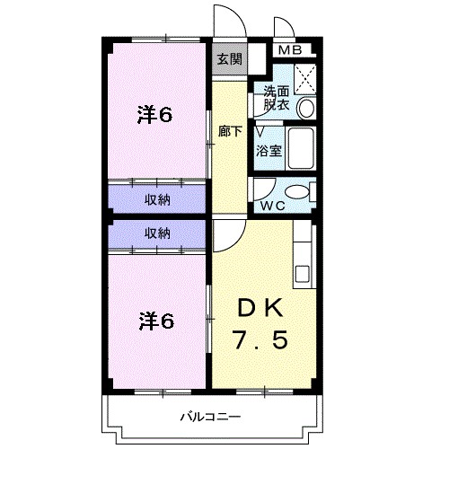 エルカーサ引野 間取り