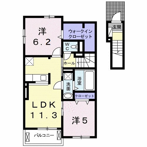 ルタン木屋瀬 間取り