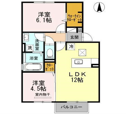 クレール引野 間取り