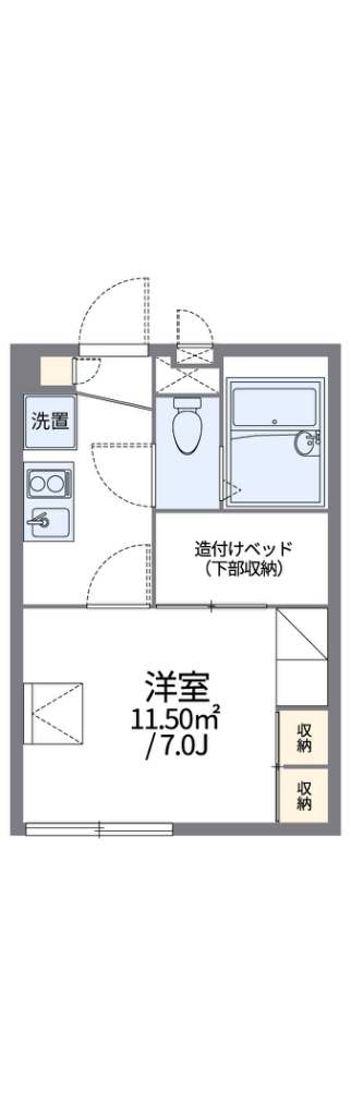 レオパレスＤＡＩ２７ 間取り