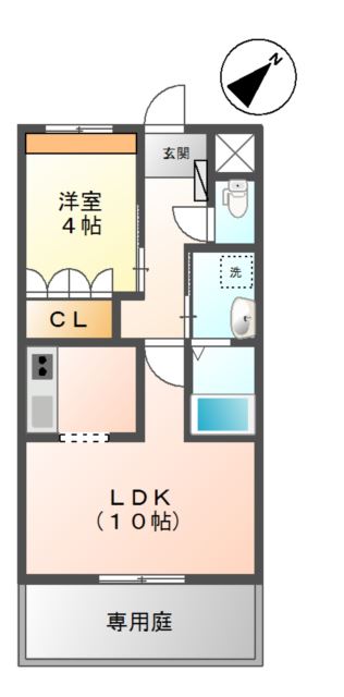 セントラルバレー．F 間取り