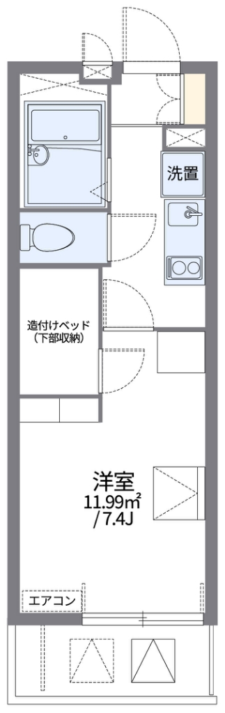 レオパレス幸Ｂ 間取り