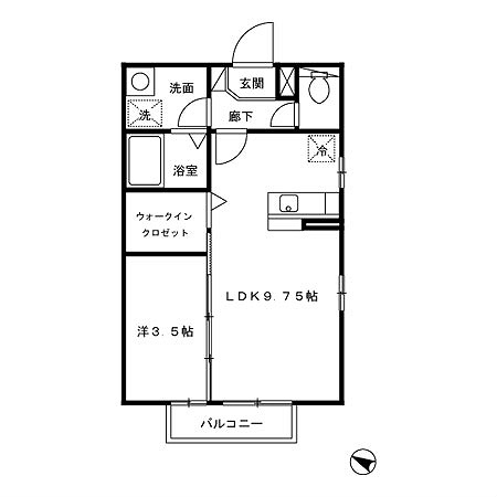 トレス上の原館 間取り