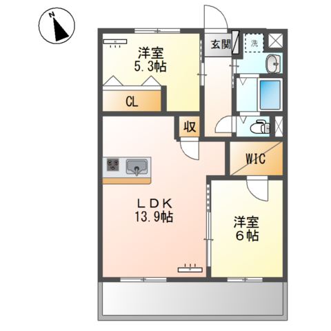 ウィッチ　ヘーゼル 間取り