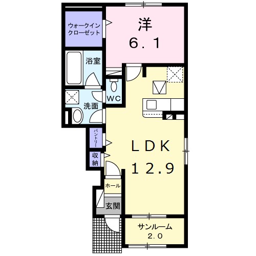 リバーサイドヴィラⅢ 間取り