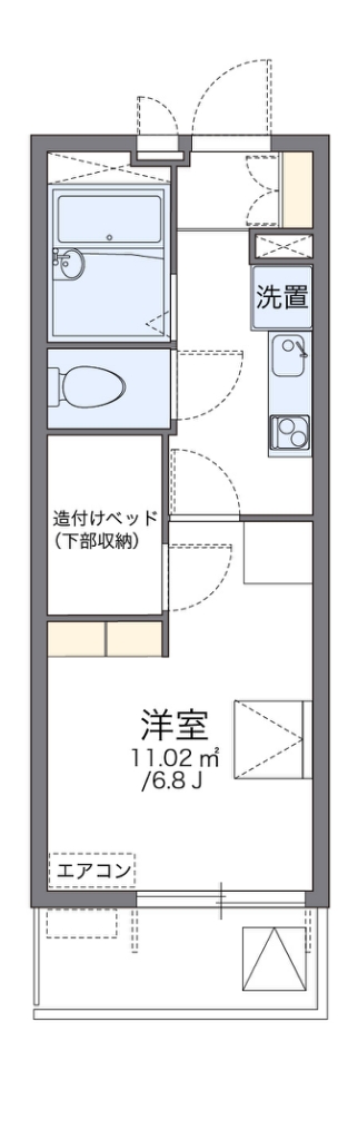レオパレス萩崎 間取り