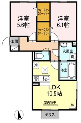 ソレール ヴィラⅡ A棟 間取り