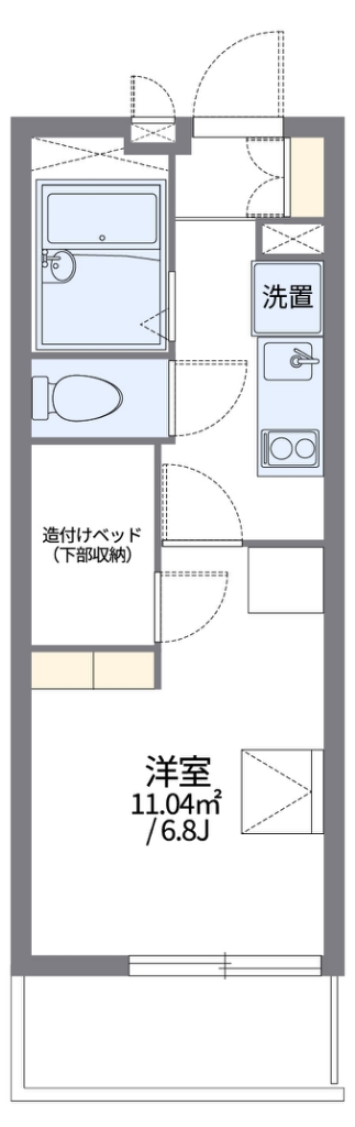 レオパレス工大前 間取り