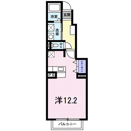 ライフサニー浅川Ｂ 間取り