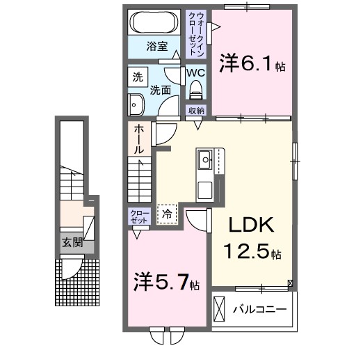 ロータス　スクエアＢ 間取り