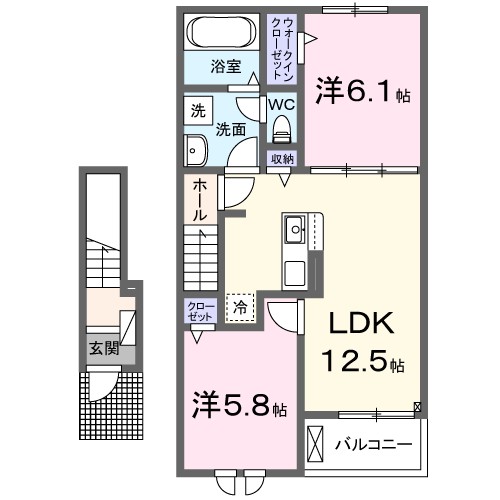 ロータス　スクエアＢ 間取り