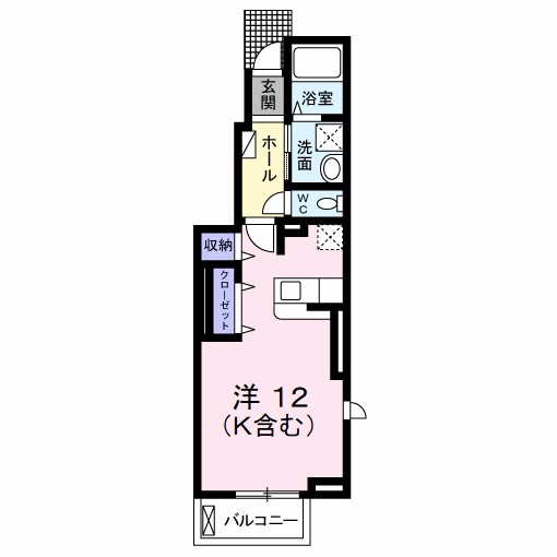 アライブ・マツバラ　Ⅰ 間取り