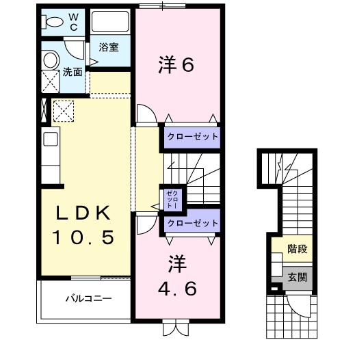 シャルマンＫ・Ⅱ 間取り