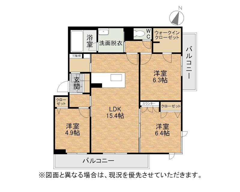 Ｌｕｊｅｋａ　足原 間取り