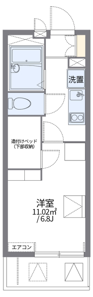 レオパレスＣｏｎｆｅｉｔｏ 間取り
