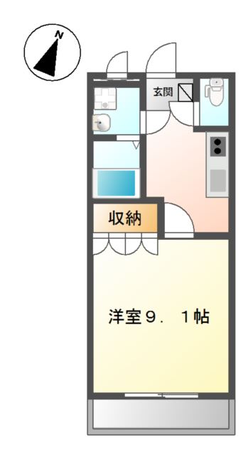 シェレン・バウム・Ｆ 間取り