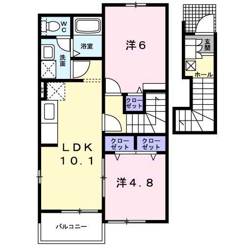 グラン　ピエールＢ 間取り