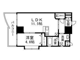 サンシャイン長崎街道黒崎  間取り