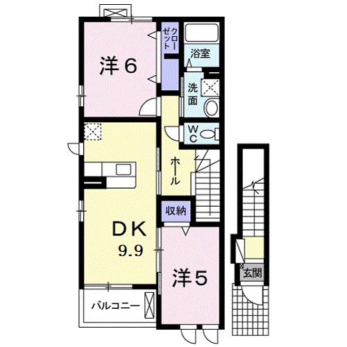 リヴァーハイムⅡ 間取り