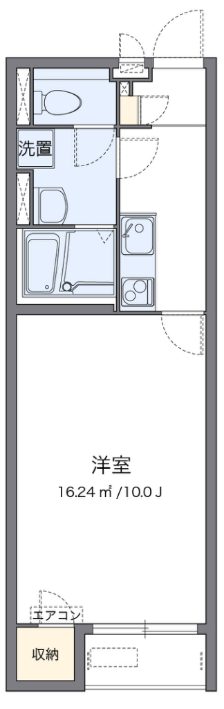 クレイノサンシャイン 代表的な間取のため実際の間取とは異なる場合があります