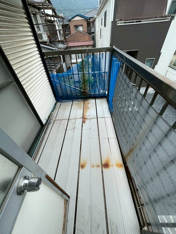 原町別院8番貸家 ベランダ