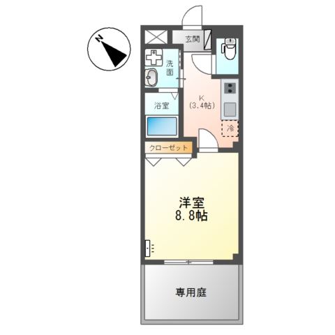 ソッジョルノ高田 間取り
