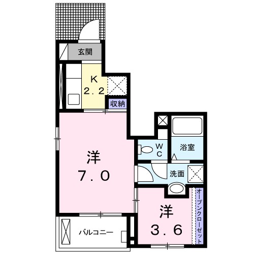 エスポワールＡ 間取り