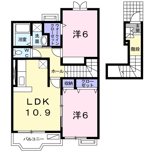 サンパティーク遠賀Ⅱ 間取り