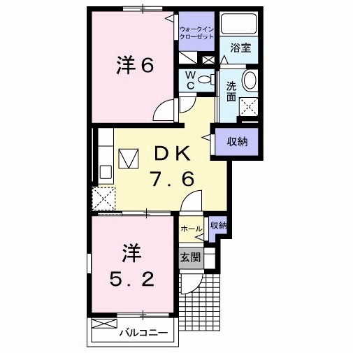 ソレイユ元町Ａ 間取り