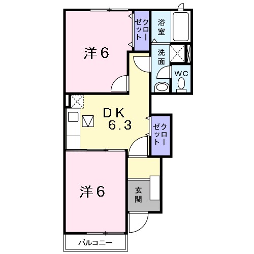 セイバリープレイスＢ 間取り