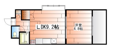 ウインズ三萩野 間取り