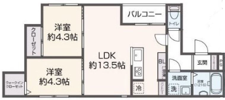 シュロス陣原 間取り