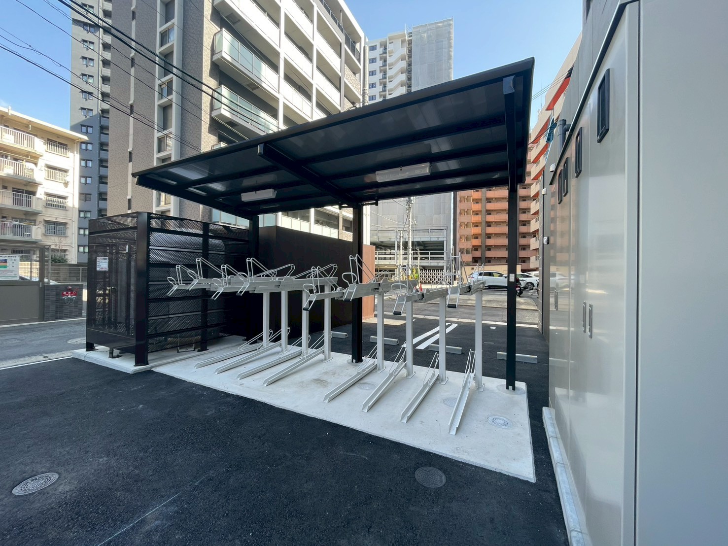 アクシオ北九州Ⅲ 自転車置き場