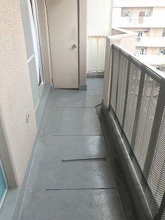 エメラルドマンション陣原D棟 ベランダ