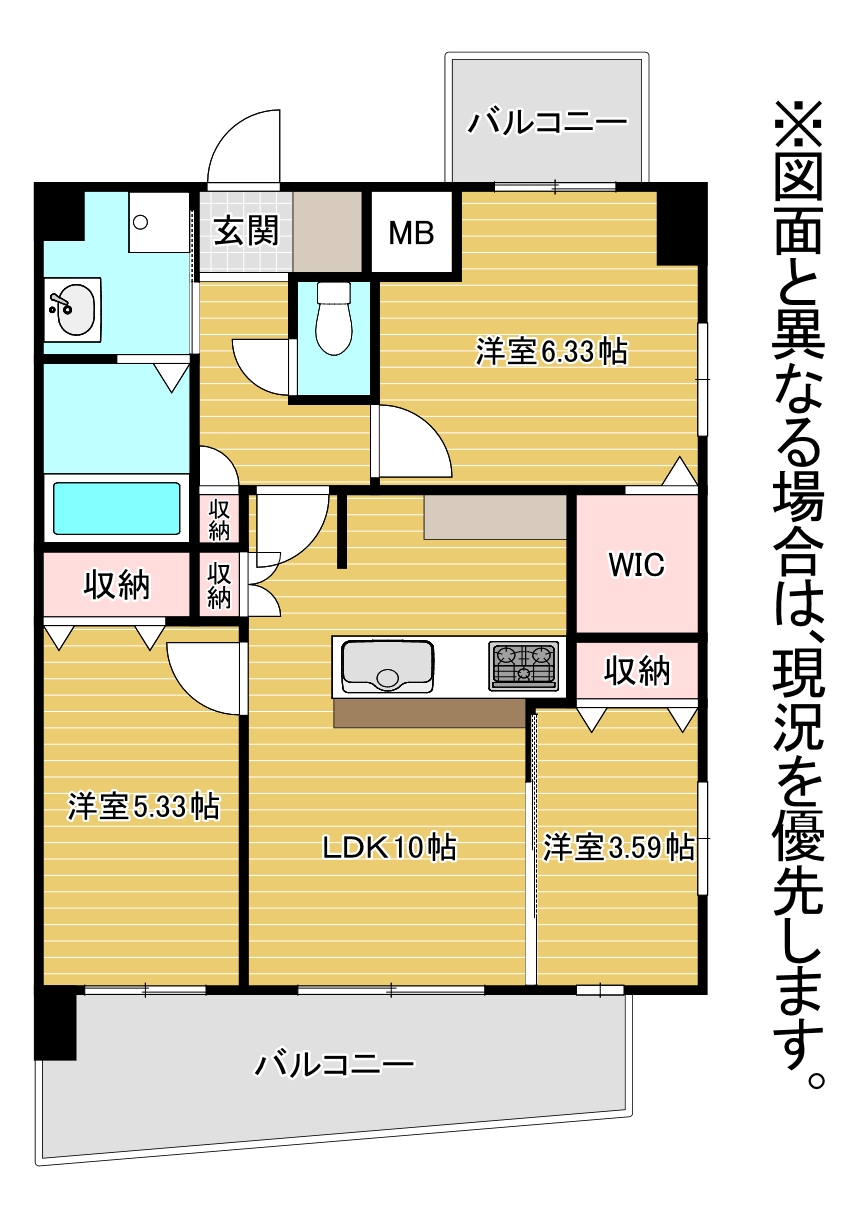 Gタイプ 間取り図